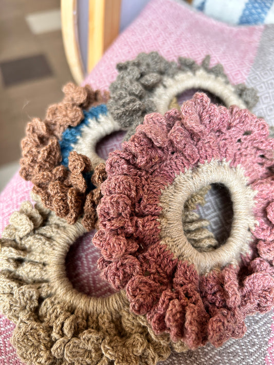 Crocheted Hair Scrunchie