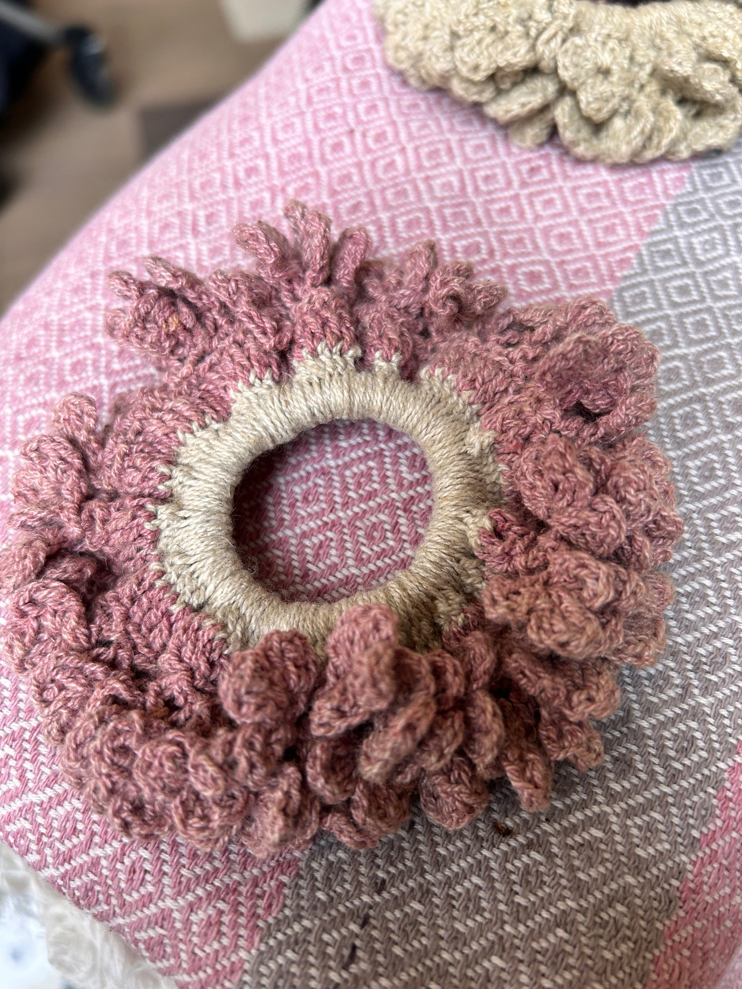 Crocheted Hair Scrunchie