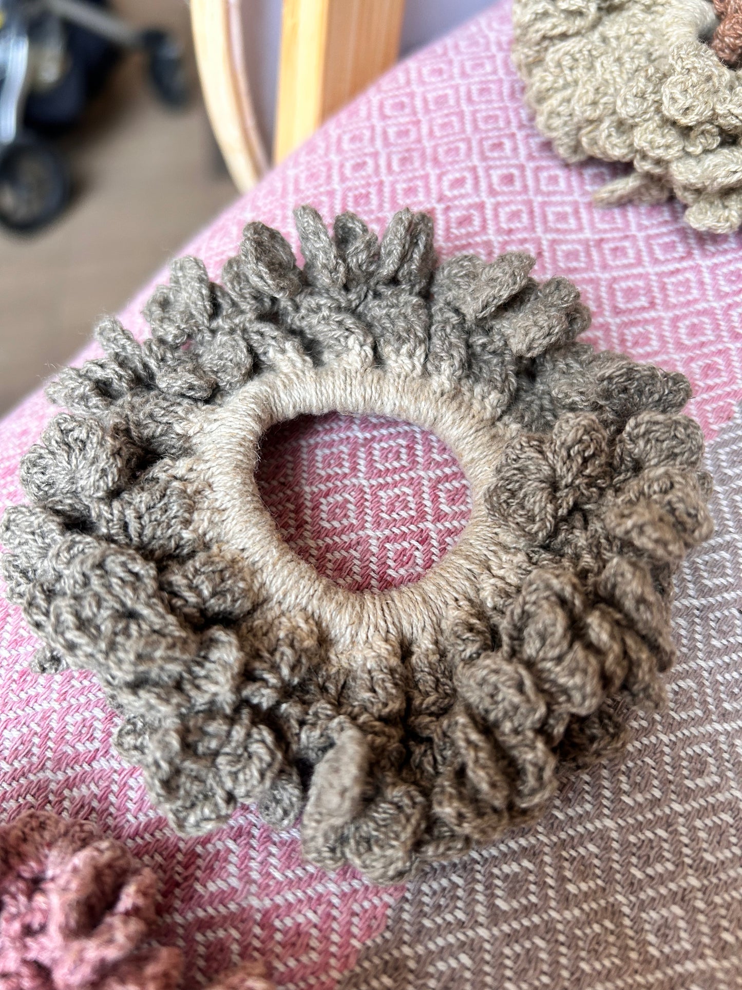 Crocheted Hair Scrunchie