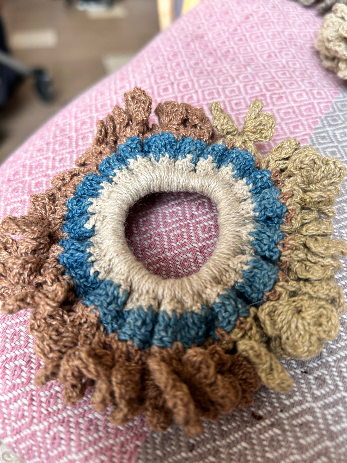 Crocheted Hair Scrunchie